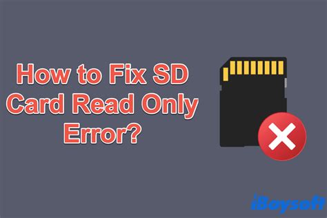 How to check SD card for errors .